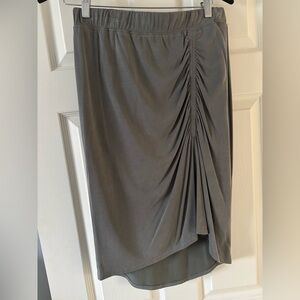 Splendid Asymmetrical Gray / olive green Skirt